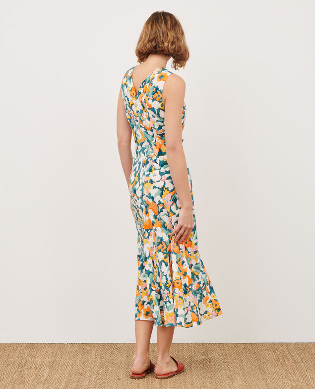 Silky maxi dress