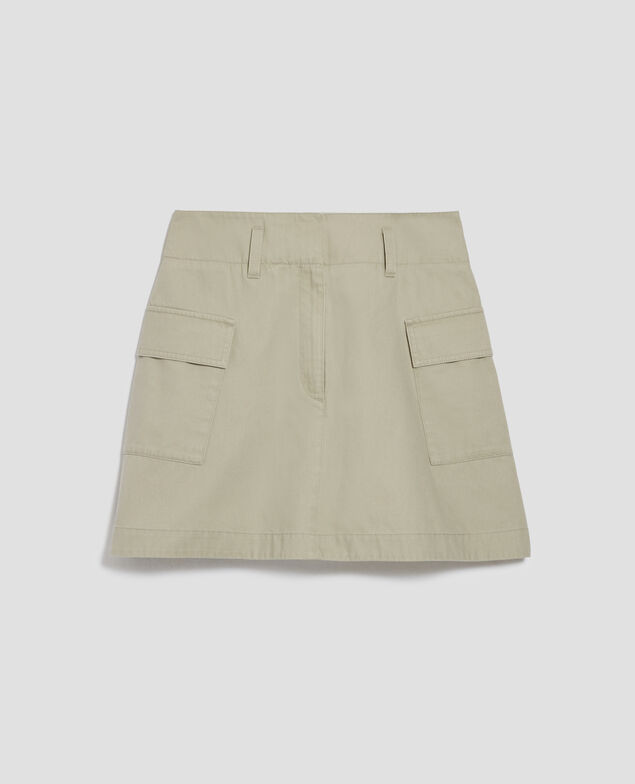Cargo mini skirt H030 abbey stone