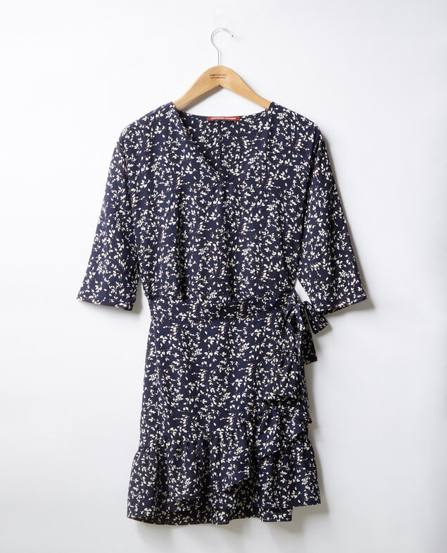 Printed wrap dress Canopee marine