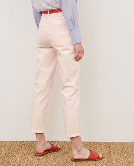 RITA - SLOUCHY - Baggy cotton jeans 0100 pink marshmallow 3spe208c62