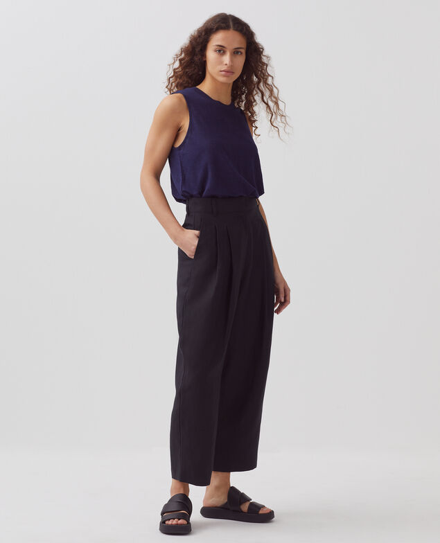 PEGGY - Carrot trousers H091 black beauty