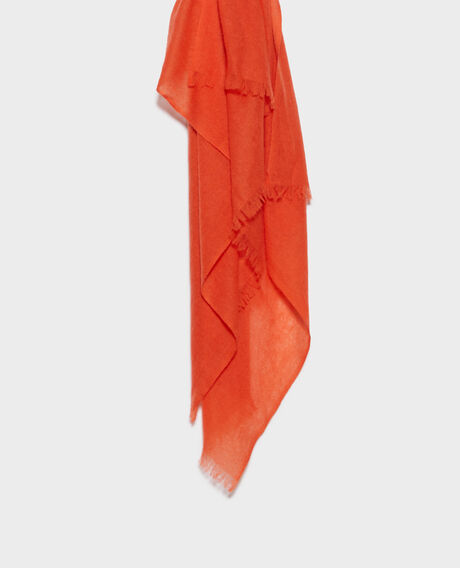 Cashmere scarf 0250 tiger lily orange 2wsc122
