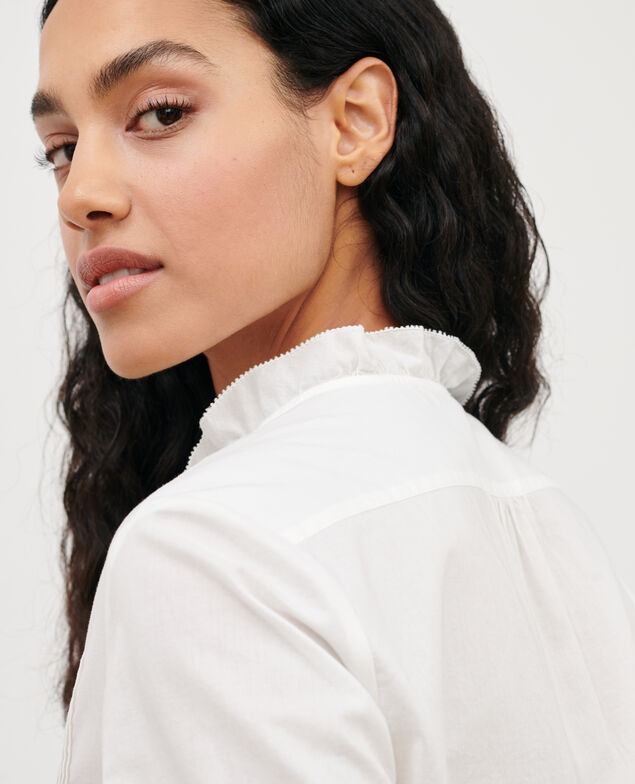 Cotton shirt 4224 gardenia