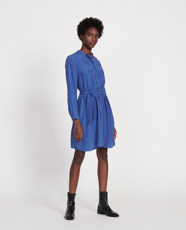 Round neck dress Little pois surf the web