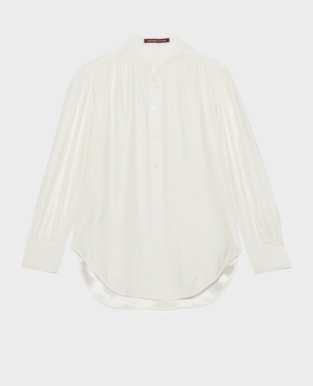 Silk shirt 4224 gardenia
