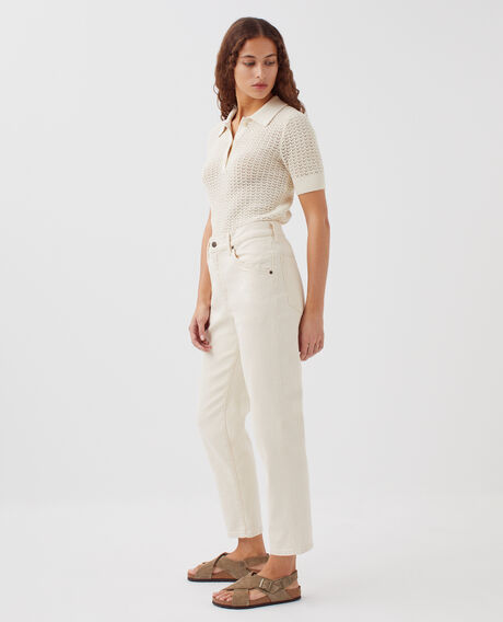RITA - SLOUCHY - Baggy cotton jeans 8904 01_offwhite 2wpe164c62