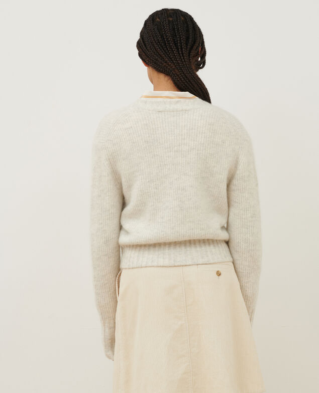 Alpaca blend cardigan