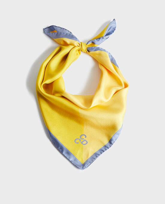 Square silk scarf INFINITY