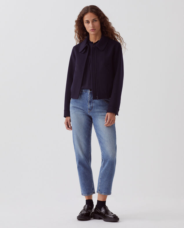 Wool blend jacket