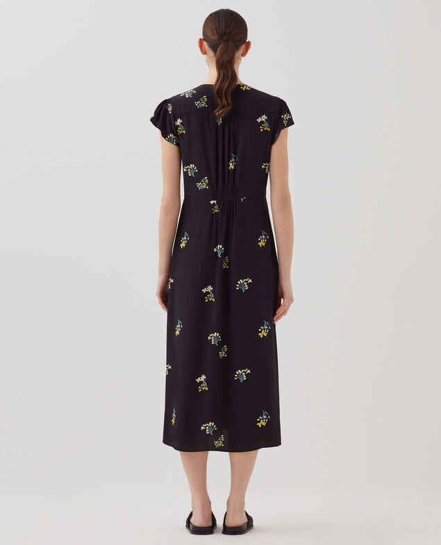 LUDIVINE - Floaty maxi dress J091 fl bouquet black