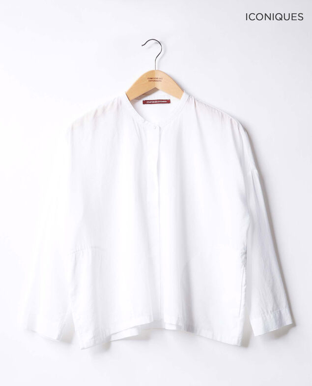 Loose fit blouse Blanc