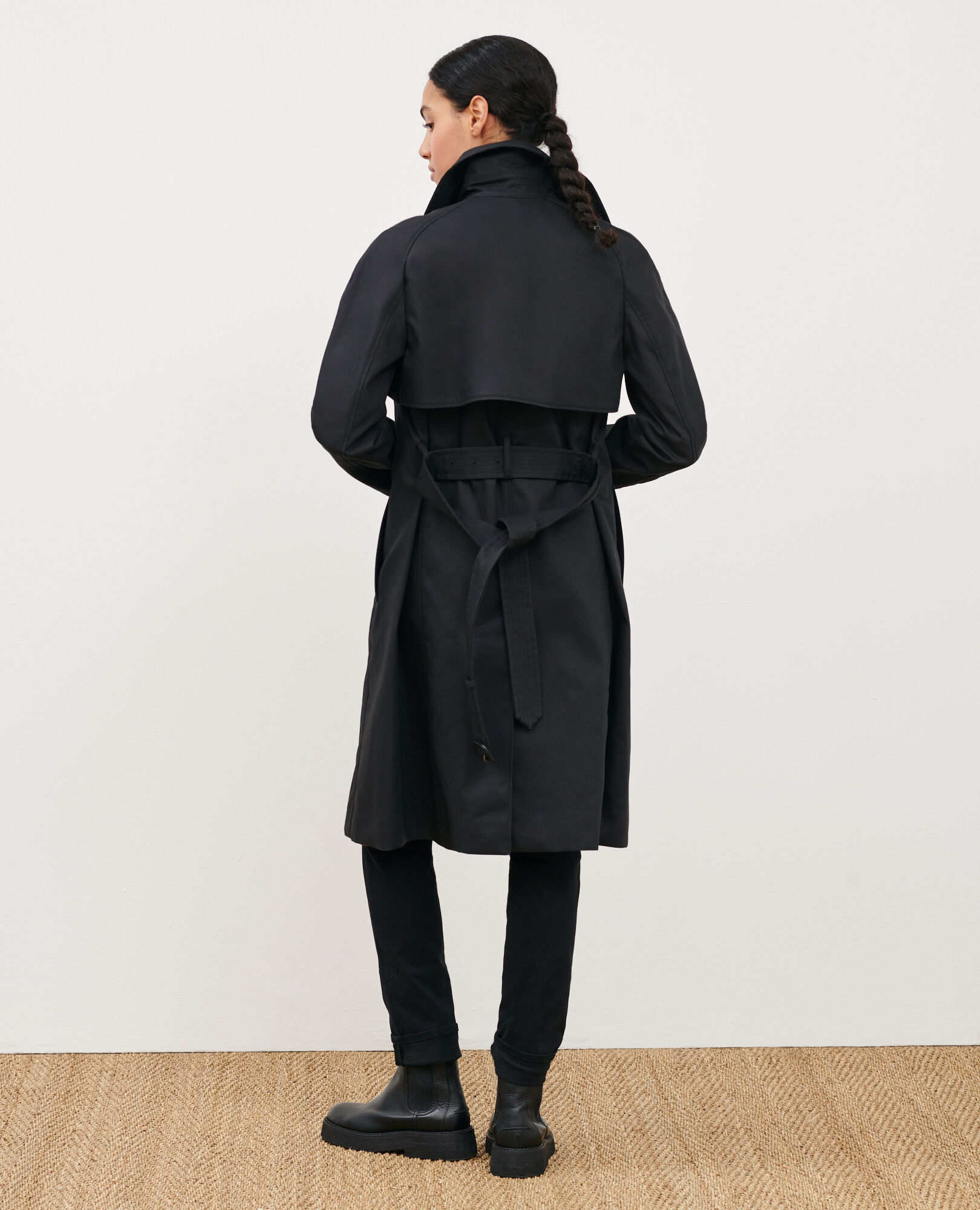 Wool blend short coat gray - Comptoir des Cotonniers