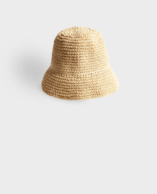 Raffia bucket hat 7003 30 NATURAL