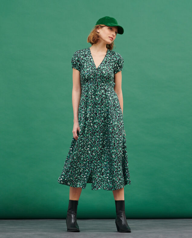 LUDIVINE - Silky printed dress