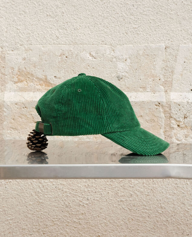 Corduroy cap