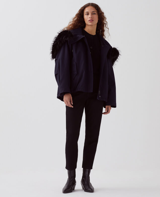 Hooded parka H695 night sky