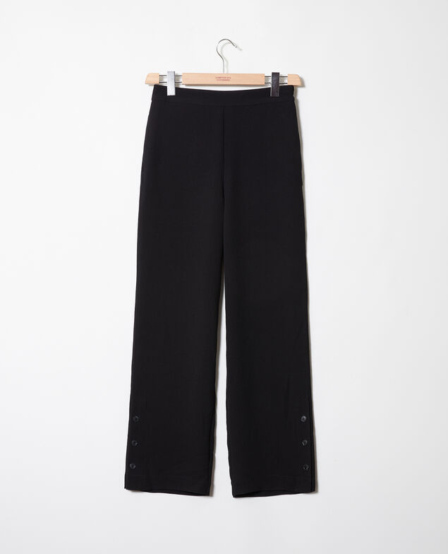 Trousers with button details Noir