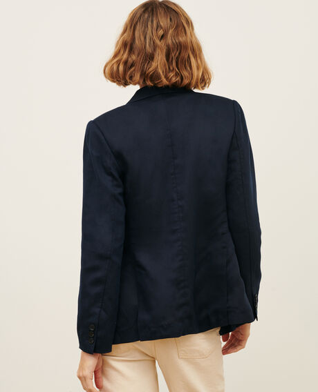 Linen blend blazer 4277 night_sky 3sja129f02
