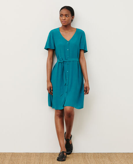 LAËTITIA - Floaty mini dress 8906 harbor blue 2wdr358v02