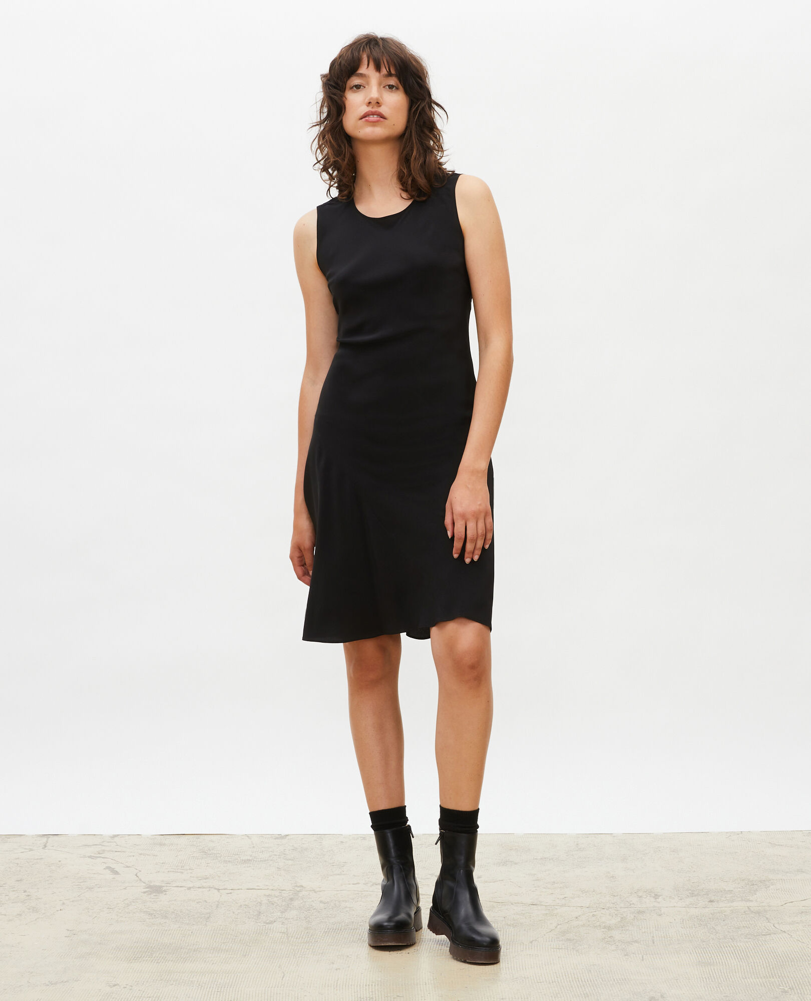 silk dresses midi