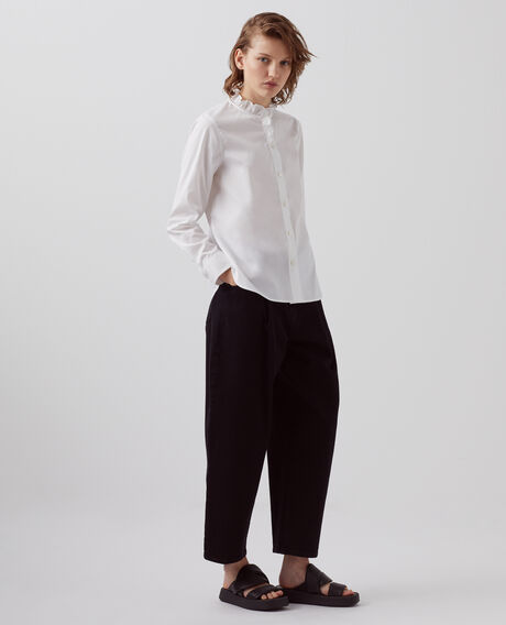 Cotton poplin shirt 4235 optical white 2wsh138c53