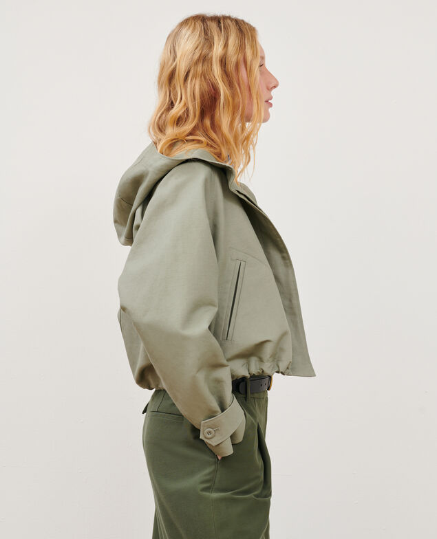 Linen blend jacket