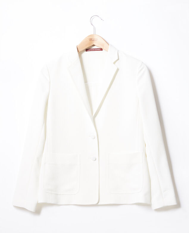 Crepe jacket Blanc