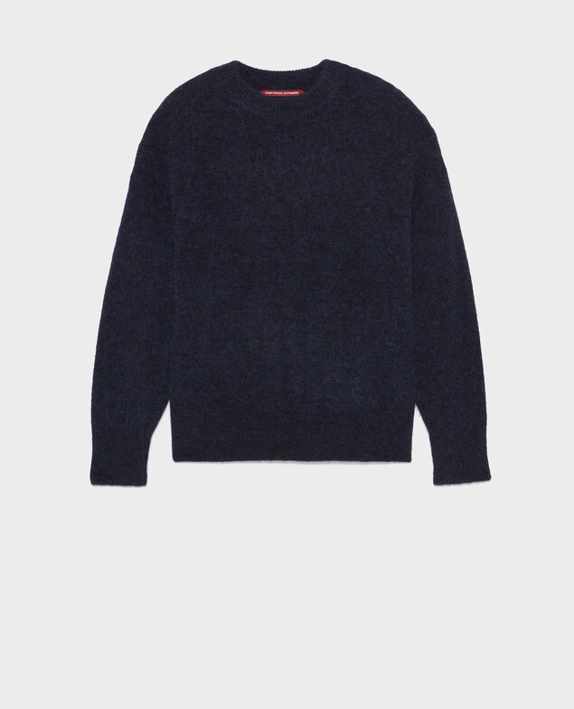 Alpaca blend round neck jumper