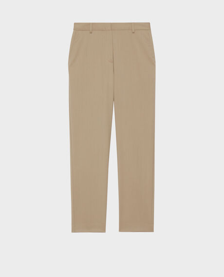 MARGUERITE - Cigarette trousers 0311 beige 3spa231w01