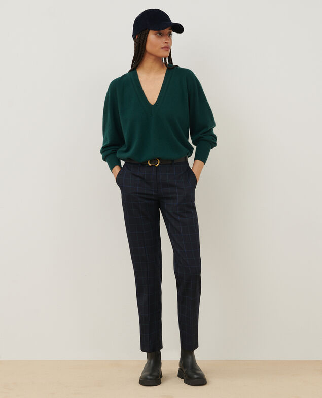 Cashmere V-neck jumper