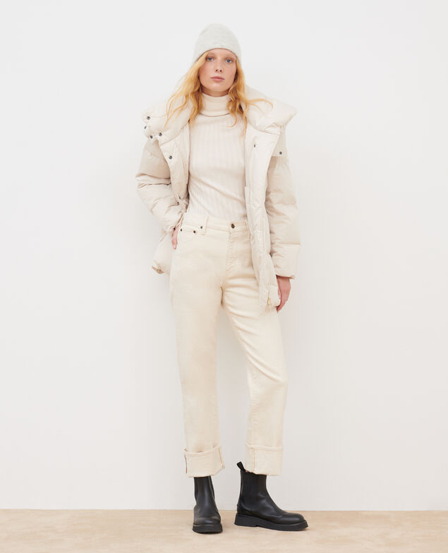 MARGOTTE - Mid-length down jacket A011 off white 3wco154p05