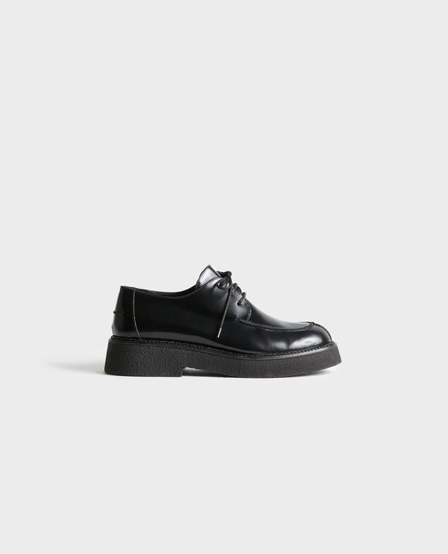 Shiny leather derbies 4216 black_beauty