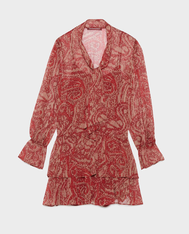 Silky mini dress