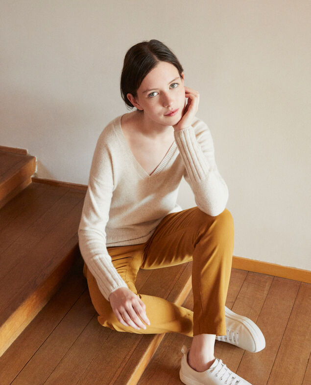 Cashmere jumper Silver gray