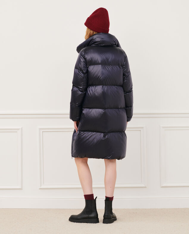 Long down jacket 8825 78 purple 2wco015n04