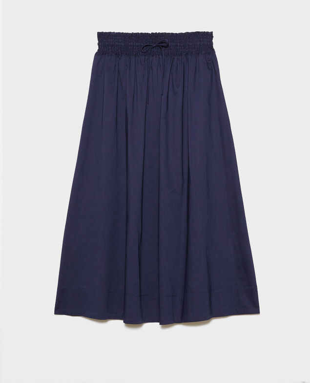 Maxi cotton skirt 68 blue 2ssk610c01