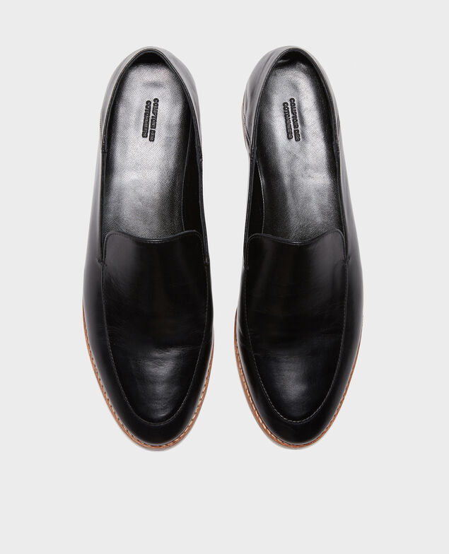 Leather mocassins Black beauty