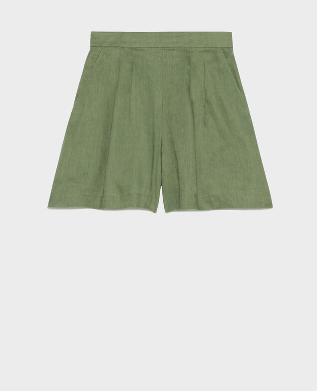Linen shorts 52 green