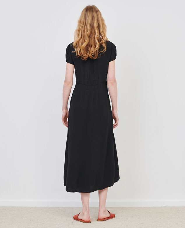 LUDIVINE - Floaty maxi dress 09 black