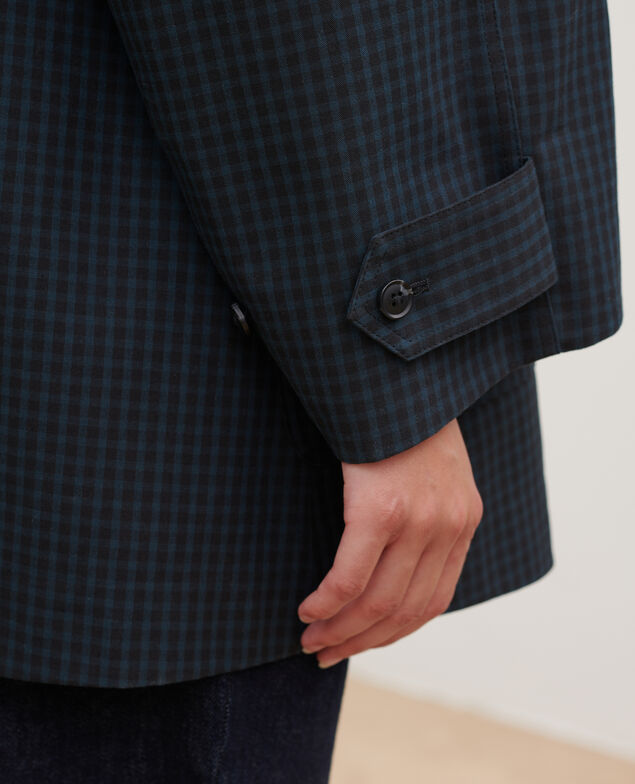 Raincoat 8863 59 darkgreen check
