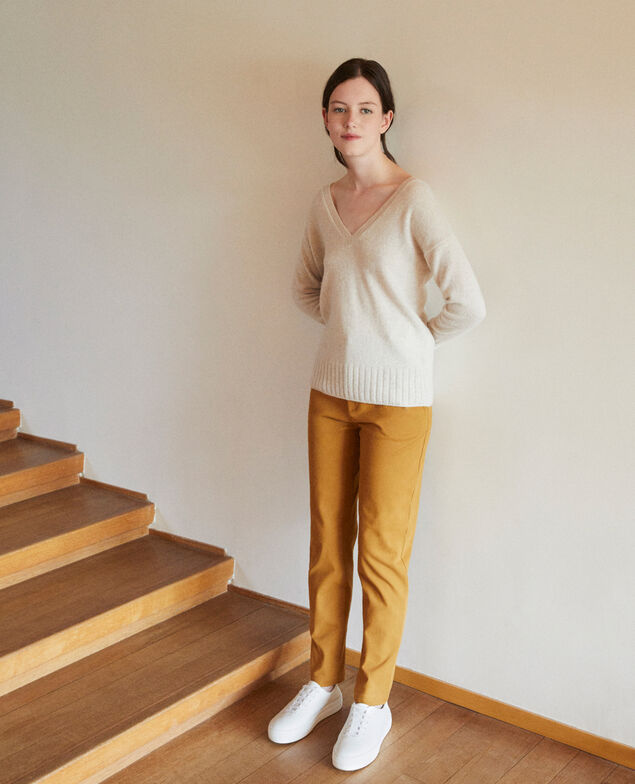 Cashmere jumper Silver gray