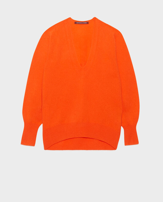 Cashmere jumper 8829 24 orange