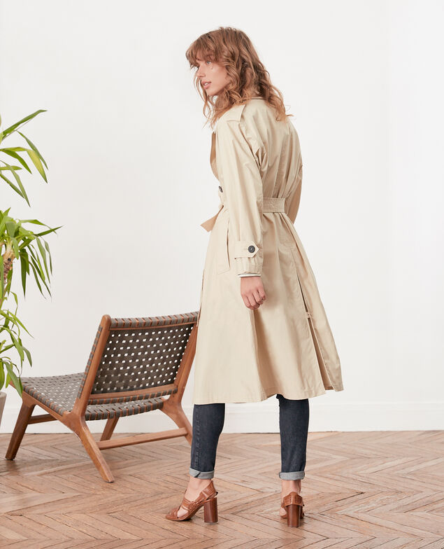 Loose fit Trench coat Tan