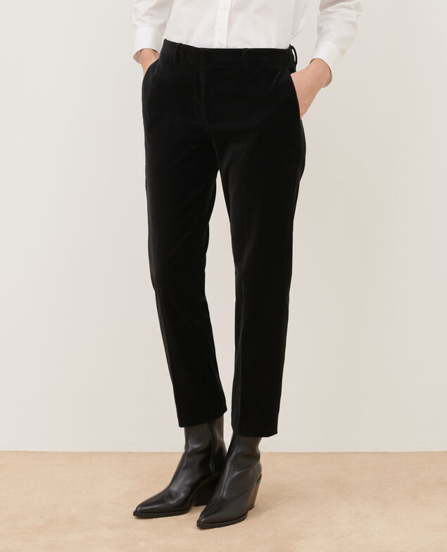 MARGUERITE - Cigarette trousers 4216 black_beauty 2wpa096c05