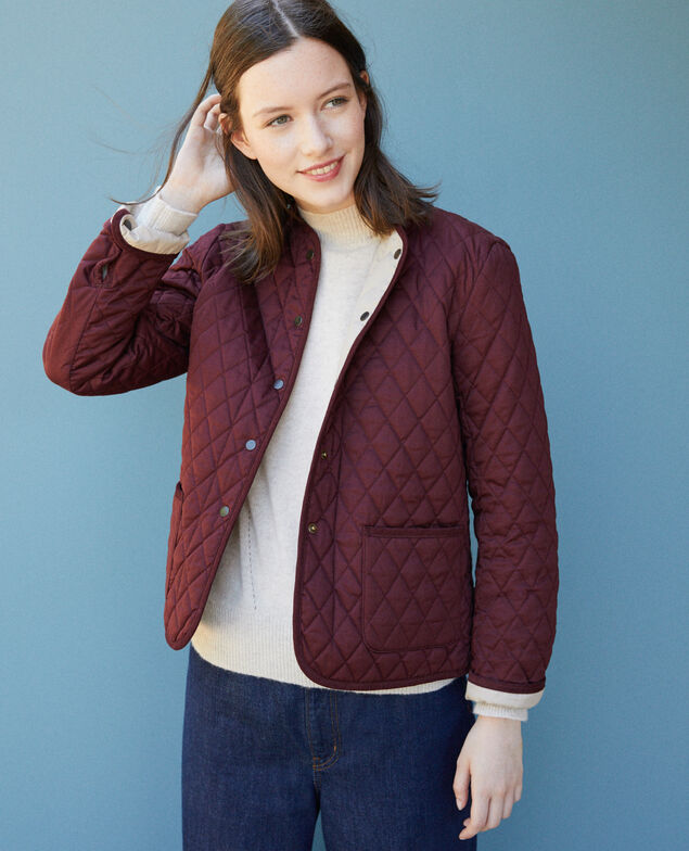 Reversible short jacket Decadente chocolate
