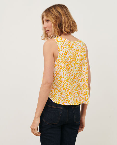 Silky printed top 0491 bow autumn 3sbl245v09