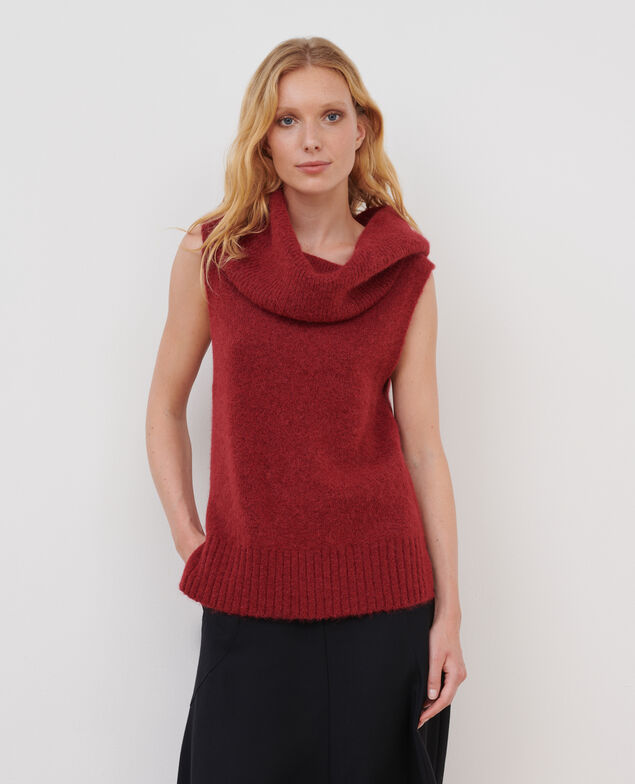 Alpaca wool blend tank top
