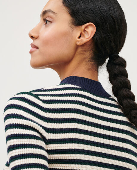 Striped jumper 8870 69 navy stripe 2wju220w21