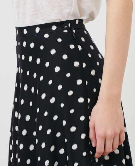 Printed maxi skirt 7057 95_print_black 2ssk822v09