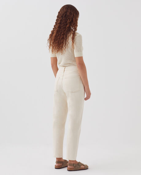 RITA - SLOUCHY - Baggy cotton jeans 8904 01_offwhite 2wpe164c62